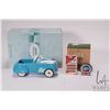 Image 1 : Hallmark Kiddie Car Garage roadside billboard plus two metal service station signs and a Steelcraft 