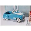 Image 2 : Hallmark Kiddie Car Garage roadside billboard plus two metal service station signs and a Steelcraft 