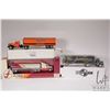 Image 1 : Three Ertl 1:64th scale truck and tractor units including Allied Van Lines die cast bank, 100 Years 
