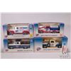 Image 1 : 4 SpecCast Car Quest branded die cast model cars including 1936 Dodge tanker, 1940 Ford Pickup, 1960