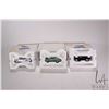 Image 1 : 3 1:43 scale Franklin Mint die cast collectible cars including 1953 Packard Carribean, 1953 Buick Sk