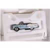 Image 4 : 3 1:43 scale Franklin Mint die cast collectible cars including 1953 Chevrolet Corvette, 1955 Chevrol