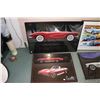 Image 2 : 4 framed Corvette prints including "Corvette: Past, Present, and Future" poster signed by Dick Guldt