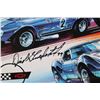 Image 4 : 4 framed Corvette prints including "Corvette: Past, Present, and Future" poster signed by Dick Guldt