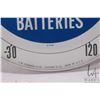 Image 2 : Vintage Delco Batteries 12" diameter temperature gauge