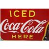 Image 3 : Large Vintage metal and porcelain "Coca-Cola" dated 1951, 35" tall x 59-1/2" wide