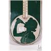 Image 2 : Vintage metal and porcelain "Coca-Cola" wall mount thermometer, 15-3/4" tall by 7" wide