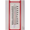 Image 3 : Vintage metal "Raystello's Lake Perry Marina" wall mount thermometer, 13" tall by 4" wide