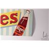 Image 4 : Vintage metal and porcelain "Hires" wall sign 9-1/2" x 27-1/2"