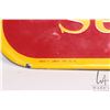 Image 4 : Vintage metal and porcelain "Coca-Cola" wall sign dated 1947, 12-1/4" x 29-1/4"
