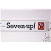 Image 4 : Vintage metal and porcelain "7-Up" door push 3" x 31-1/2"