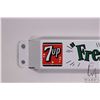 Image 2 : Vintage metal and porcelain "7-Up" door push 3" x 31-1/2"