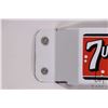 Image 3 : Vintage metal and porcelain "7-Up" door push 3" x 31-1/2"