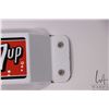 Image 6 : Vintage metal and porcelain "7-Up" door push 3" x 31-1/2"