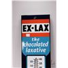 Image 5 : Vintage metal and porcelain "Ex-Lax" wall mount thermometer 36" x 8-1/4"