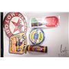 Image 1 : 5 reproduction metal wall signs and thermometers, various themes and sizes