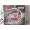 Image 3 : Holley Performance neon wall clock and a Holley Carburetors metal wall sign
