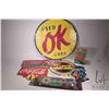 Image 1 : 6 reproduction metal wall signs, various themes and sizes