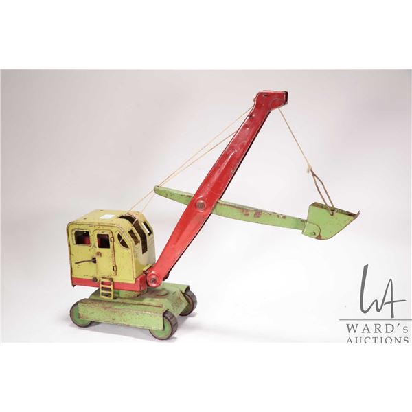 Vintage 1960's/ 70's pressed steel Russian made Azlk excavator