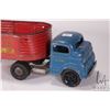 Image 8 : Vintage 1950/60's era Structo Steel Cargo Company pressed steel semi-truck and trailer,19" in length