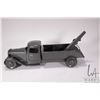 Image 4 : Vintage Structo Toys pressed steel Diamond T wrecker tow truck, circa 1930's, 21" in length