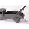 Image 7 : Vintage Structo Toys pressed steel Diamond T wrecker tow truck, circa 1930's, 21" in length