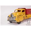 Image 2 : Vintage Lincoln pressed steel dump truck circa late 1940's, 14" in length