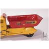 Image 5 : Vintage Lincoln pressed steel dump truck circa late 1940's, 14" in length