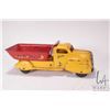 Image 6 : Vintage Lincoln pressed steel dump truck circa late 1940's, 14" in length