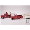 Image 1 : Selection of vintage Tonka toys including cement truck, pick-up truck and horse trailer