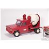 Image 2 : Selection of vintage Tonka toys including cement truck, pick-up truck and horse trailer