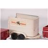 Image 6 : Selection of vintage Tonka toys including cement truck, pick-up truck and horse trailer