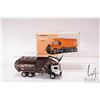 Image 1 : Two 1st Gear die cast 1:34 scale Mack Trucks including a 1960's Model B-61 and a garbage truck