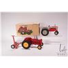 Image 1 : Two Ertl die cast tractors including No. 55 Massey- Harris and Ford 961 farm tractor with mower from