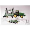 Image 1 : Ertl John Deere 8300 tractor with folding disc and four bottom plow