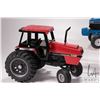 Image 3 : Two Ertl 1:18 scale die cast tractors including a Case 2594 and a Ford 7740