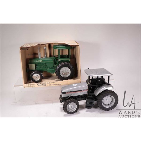 Two Scale Model 1:16 scale die cast tractors including a Oliver in original box and a White 6195