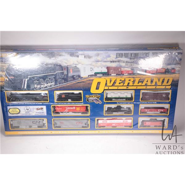 Bachmann Overland Limited electric train set, HO gauge with Bachmann's E-Z Track System, new in box