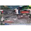 Image 2 : Athearn Trains in Miniature Thunder Rails HO gauge train set with track, opened box, possibly missin