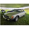 Image 2 : Mercedes 450SL soft top convertable, AM/FM, automatic, 156954 MILES, VIN 10704412037563. Description