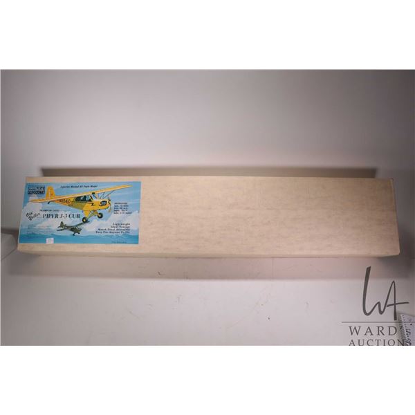 Sure Flight Productions Piper J-3 Cub remote control airplane model kit with electric motor included