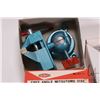 Image 2 : Selections of RC tools and props including Mitsutomo free angle vise, nylon spinner nose cone, alumi