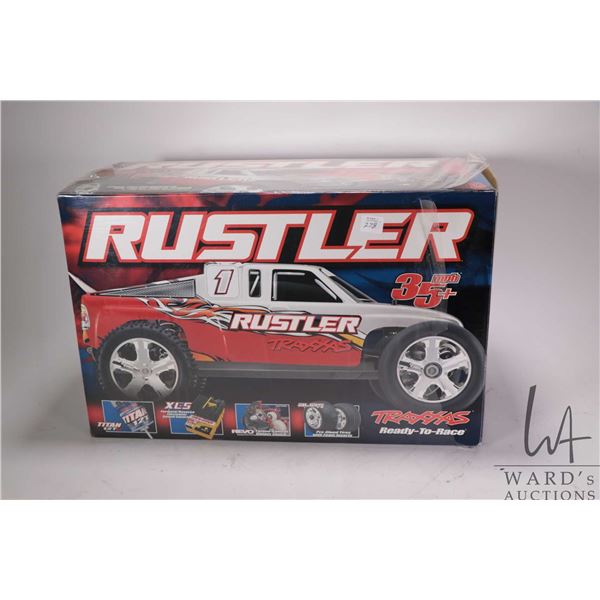 Traxxas Rustler RC car, appears new in box
