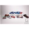 Image 1 : Selection of metal and wooden model cars including Burago 1928 Mercedes-Benz SSK, Burago Cobra 427, 
