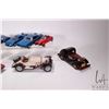 Image 4 : Selection of metal and wooden model cars including Burago 1928 Mercedes-Benz SSK, Burago Cobra 427, 
