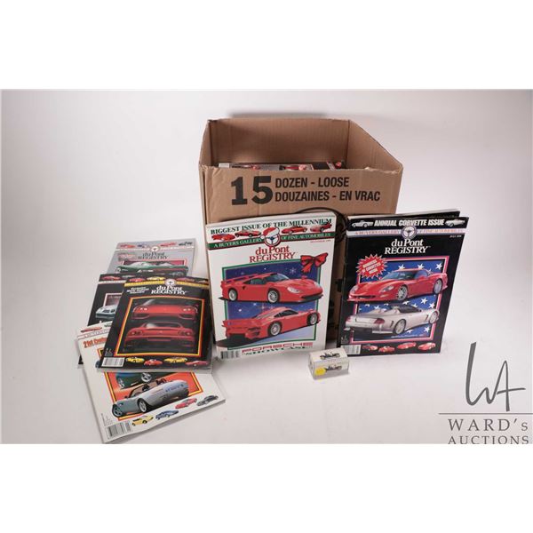 Large selection of Dupont Register car magazines