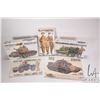 Image 1 : Five 1:35 scale Tamiya WWII vehicle model kits, all new in box