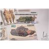 Image 3 : Five 1:35 scale Tamiya WWII vehicle model kits, all new in box