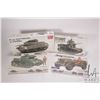 Image 1 : Four 1:35 scale Tamiya WWII vehicle model kits, all new in box