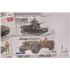 Image 3 : Four 1:35 scale Tamiya WWII vehicle model kits, all new in box